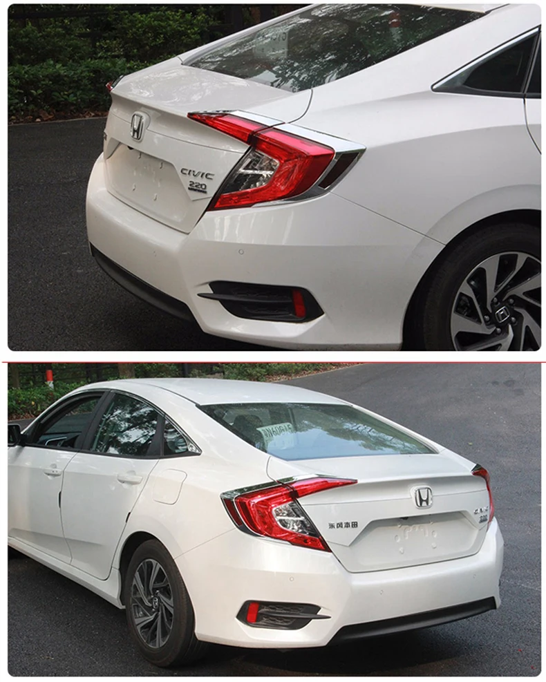 Специально для Honda 10 поколения civic абажур модифицированный задний фонарь декоративная рамка декоративные аксессуары