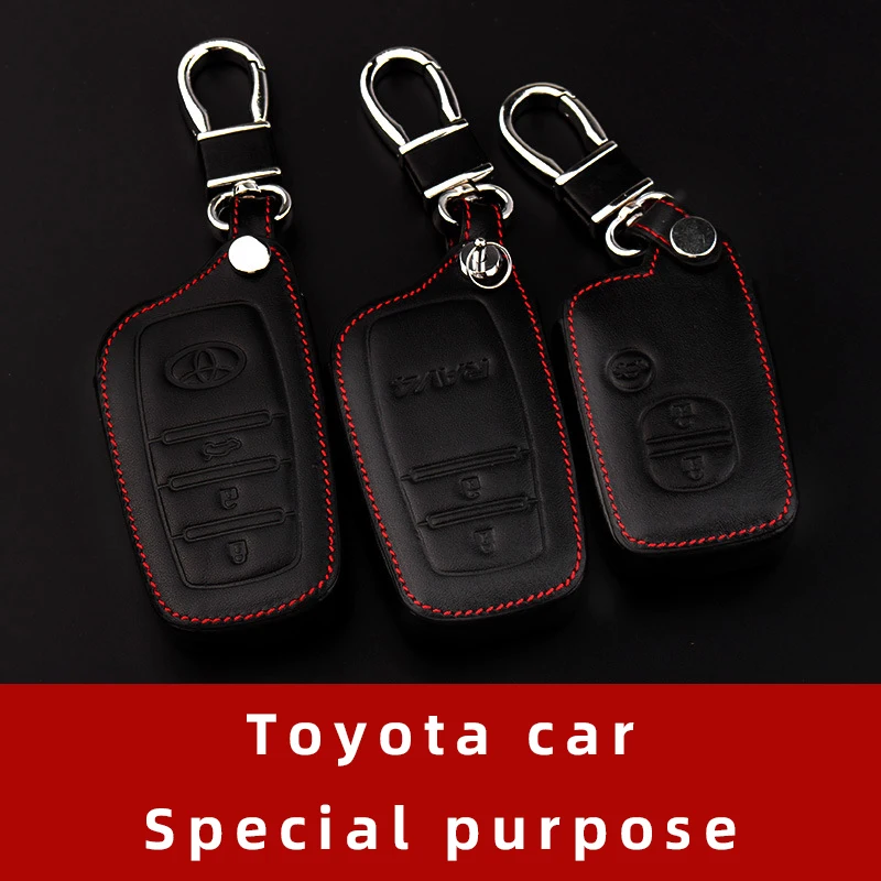MOFAN Toyota автомобильный чехол для ключей 3 ключа кожаное защитное кольцо для ключей для Camry Prado Reiz Highlander RAV4 для corolla Prius Crown Land Cruiser