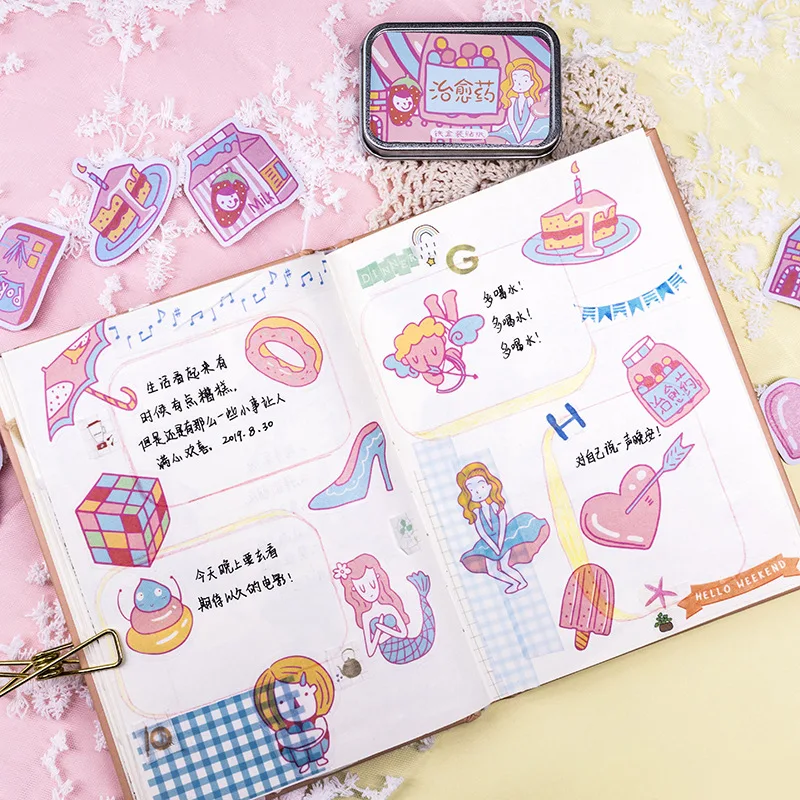 20 компл./лот Kawaii канцелярские наклейки коды серии декоративные Мобильный для