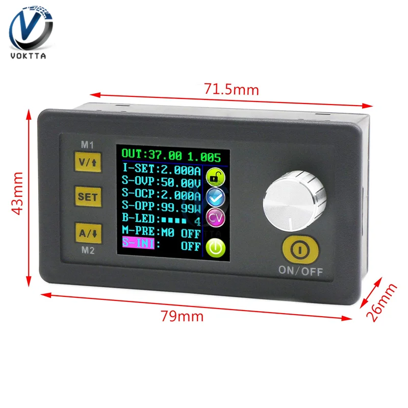 DPH3205 DC6-40V цифровой контроль импульсный регулятор блок питания интегрированный измеритель напряжения тока 160 Вт регулируемый модуль питания