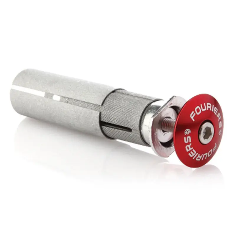 Fouriers Fahrrad Headset Expander Stecker Mutter Stem Top Cap 28,6mm 1 1/8 "Gabelschaft für Carbon Gabel Headsets Kompressor – Detail 6