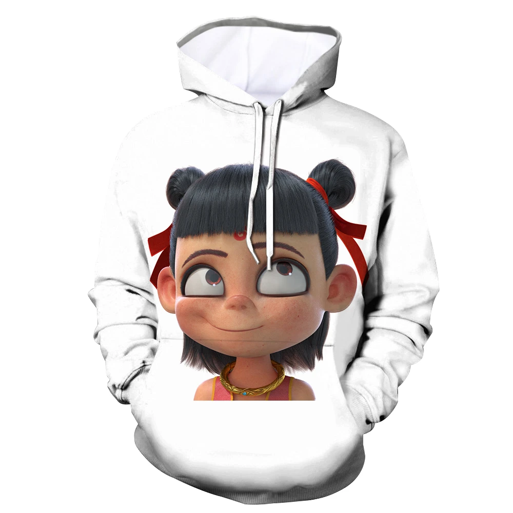 Горячая мультфильм 3d печать Толстовка Nezha Nalakuvara толстовки для мужчин/женщин Забавный Хип Хоп Толстовка Повседневная мода уличная