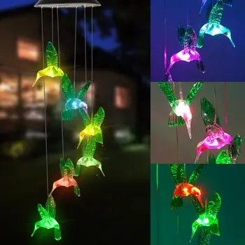 

Solar String Lights Garden lights Color Changing Solar Wind Chimes LED Decorative Mobile Waterproof Outdoor String Lights