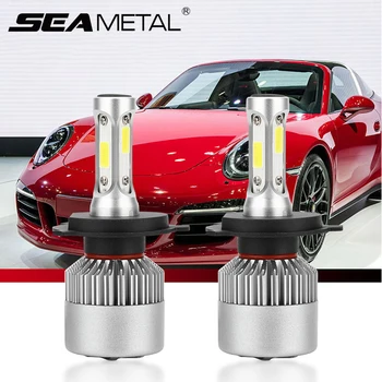 

2PCs Super Bright LED Car Headlights H1 H4 H7 H11 880 9005 9006 Auto Bulb 36W 8000LM Automobiles Headlamp 6000K Fog Lights 9-32V