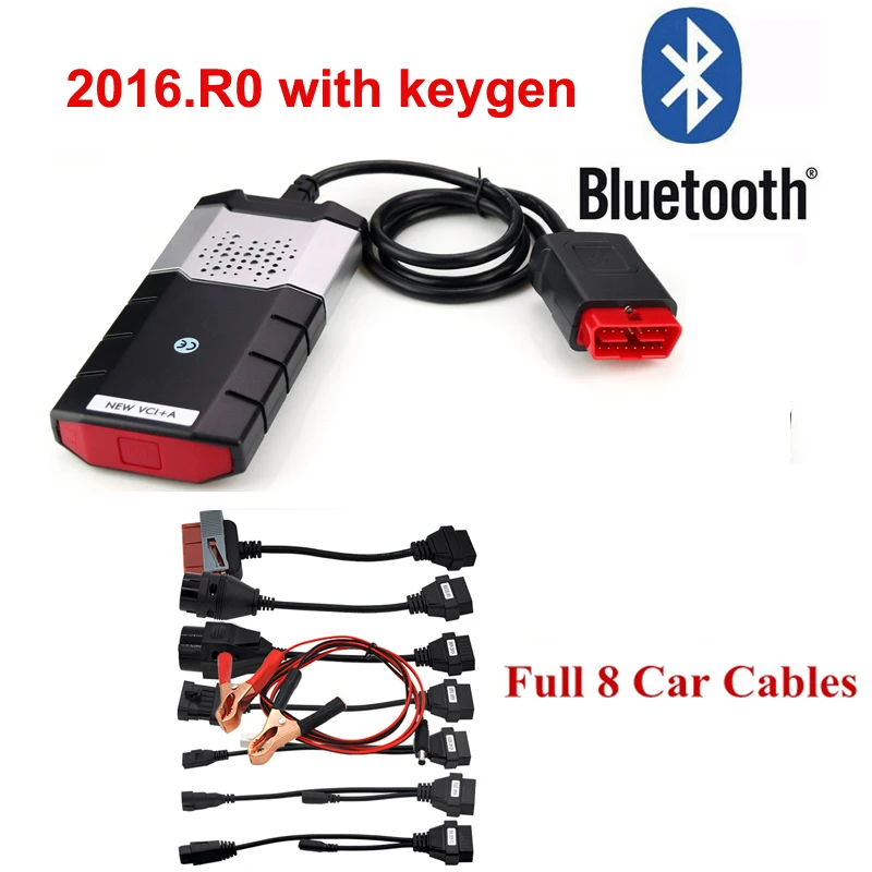 

2019 Tcs Cdp For Delphis Ds150e 2016.R0 Keygen Bluetooth Diagnostics Auto Obd2 Scanner Car Diagnostic Tool +8 Pcs Car Cable