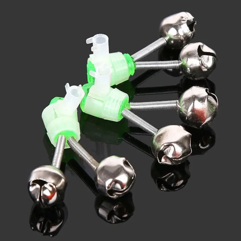 Fishing Bell Bite Alarms Fishing Rod Clamp Tip Clip Bells Ring Carp Fishing Accessories Tackle Fish Alarm
