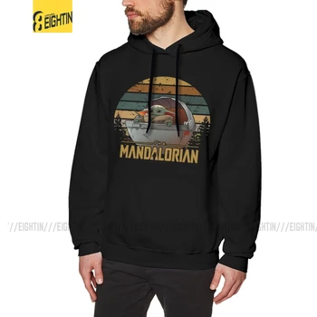 

Baby Yoda The Mandalorian Man Hooded Jedi Fett Sweatshirt Cotton Fashion Star Wars Hoodies Original Hoodie Shirt