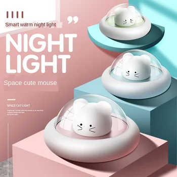 

LED Cartoon Night Photography Lamp Feeding Dormitory Bedside Lamp Usb Charging Desk Lamp Wireless Night Light
