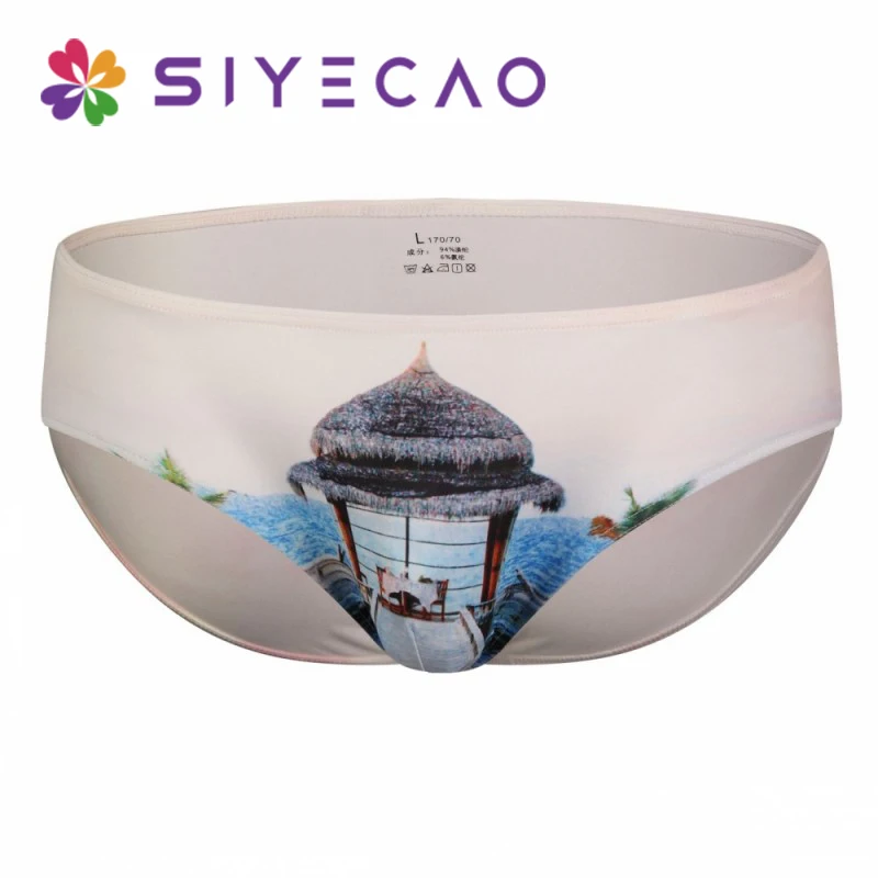 

Unique Design Polyester Mens Boxer Trunks Printed Men Underwear Sexy Male Underpants Cueca Masculina Homme Boxers Calzoncillos