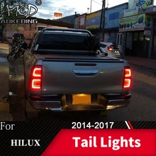 Задний фонарь для автомобиля Toyota Hilux- Revo светодиодный задний фонарь Противотуманные фары Дневные ходовые огни DRL тюнинг автомобильные аксессуары
