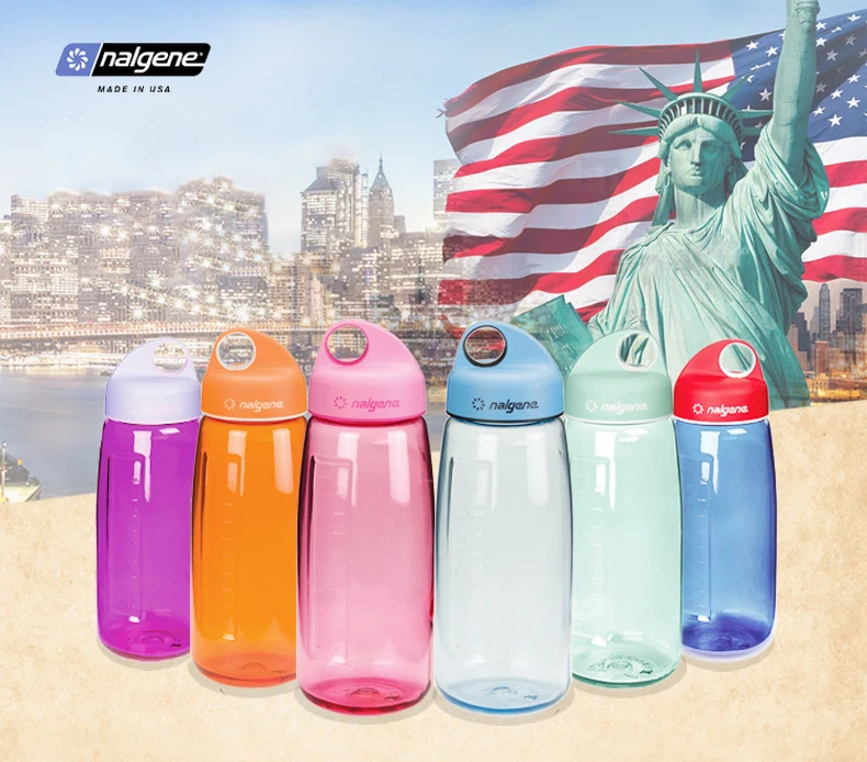 Nalgene спортивная чашка для воды, портативная герметичная пластиковая бутылка, для улицы, большая емкость, чайник, 900 мл, для пеших прогулок, велоспорта, путешествий