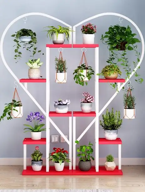 Цветочная полка интерьер на несколько этажей специальная цена для гостиной