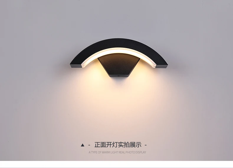 Livre à Prova Porta da Frente do Jardim Iluminação da Parede Led ao ar Luz de Parede Dwaterproof Água Passarela Varanda Moderno Corredor Interior Luminária Zbw0013 18w 9 Cheap Luminárias de parede externas