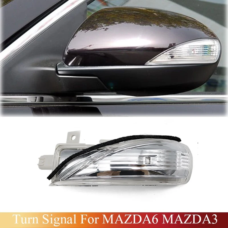 Capqx Rearview Mirror Led Reflector Lamp Turn Signal Blink Light For