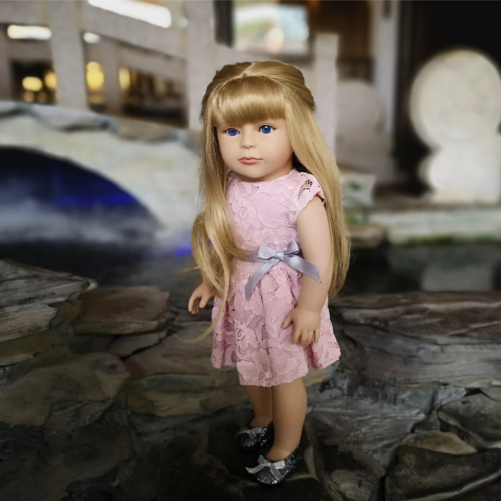 NPKDOLL 45 см полностью виниловые реборн Детские американские куклы реалистичные силиконовые куклы для девочек игрушки для детей Рождественский подарок
