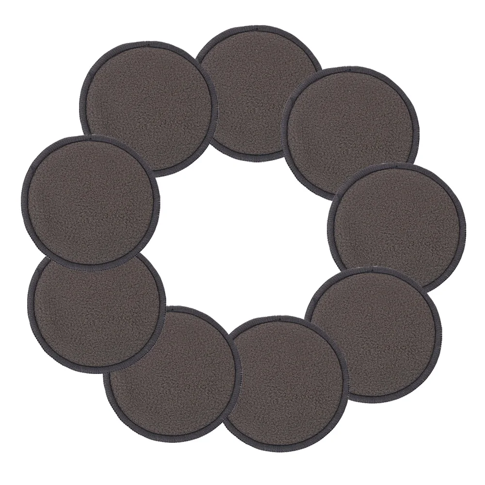 Bamboo 10PCS Многоразовые ватные диски средство для снятия макияжа для лица двухслойные салфетки для ухода моющиеся чистящие подушечки с мешком для стирки - Цвет: Bamboo 10PCS