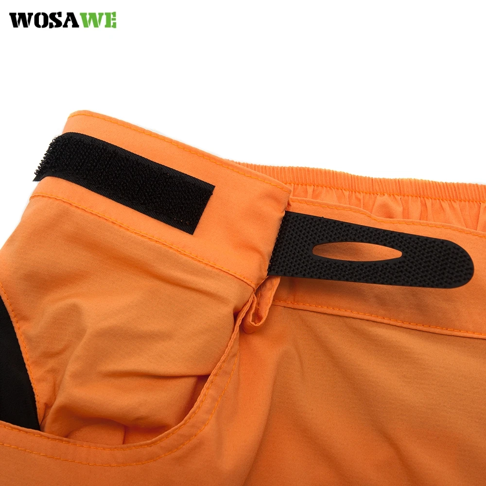Мужские велосипедные шорты WOSAWE для горных велосипедов светоотражающие дышащие