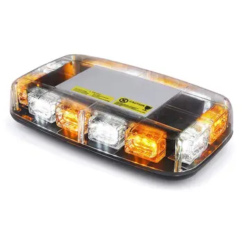 

30W White/Amber 30 LED Emergency Warning Flash Roof Top LED Strobe Light Bar