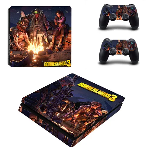 YSP4S-3682 Игра Borderlands 3 PS4 тонкая кожа Виниловая наклейка, стикер для Dualshock Playstation 4 консоль и контроллер PS4 тонкая кожа Стикеры s - Цвет: YSP4S-3682