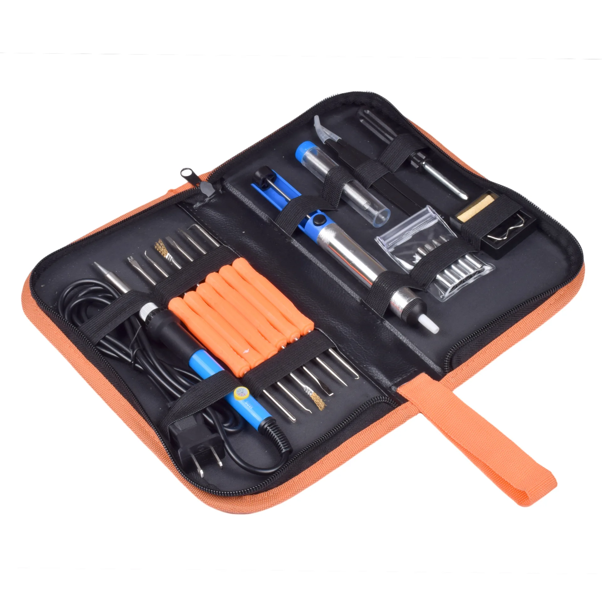 

907 Adjustable Electric Iron Combination Kit 110V Temperature Control luo tie 7in1 Soldering Toolbox 220V Welding Holder 60W