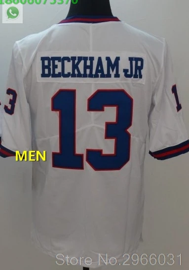 For men Нью-Йорк A+++ Качественная мужская футболка для взрослых 26 saquon barkley 10 eli manning 13 odell beckham jr Landon Collins 21 - Цвет: For men