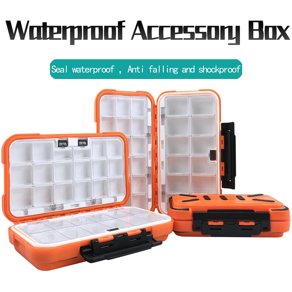 Fishing waterproof accessories box, small road sub box, fish hook