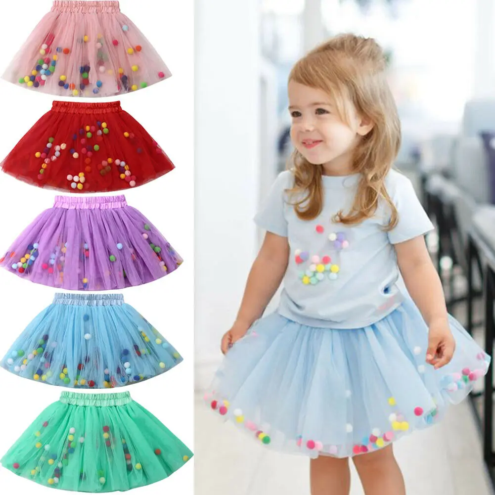 Tuddler Newborn Princess Wedding Party Prom Birthday Skirt Tutu Tulle for Baby Girls Hairball Ball Gown Cute Lovely Lolita Style |