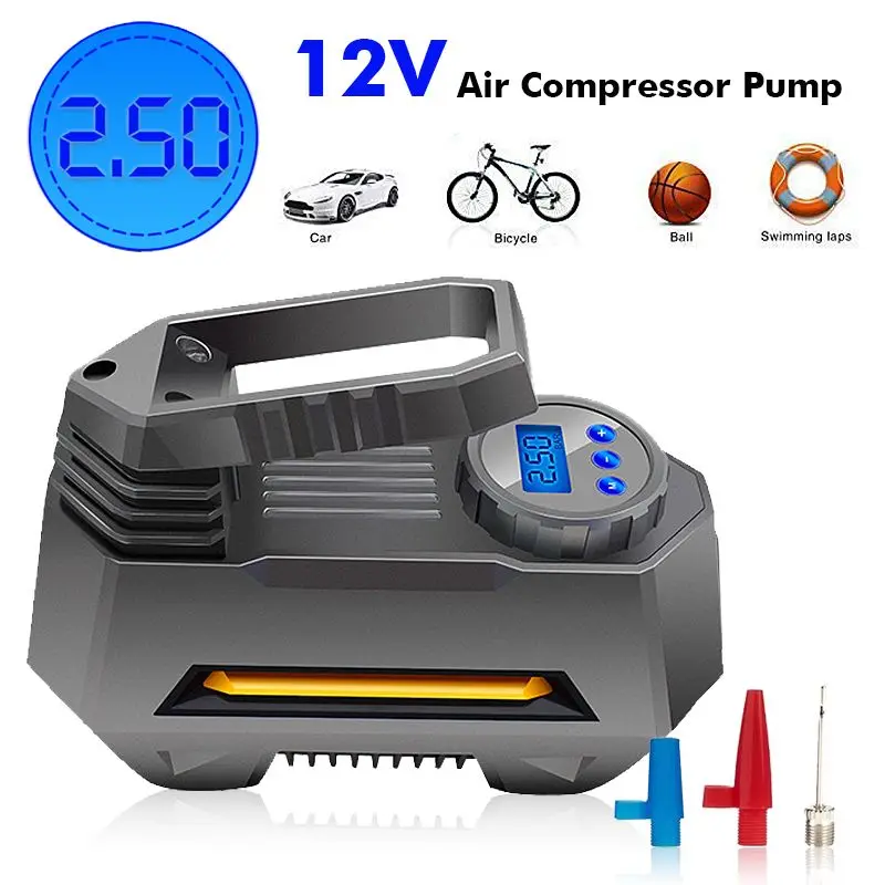 12V 150PSI Авто Портативный компрессор шин ЖК-дисплей цифровой надувной насос для автомобиля/грузовика/велосипед/RV& надувные лодки