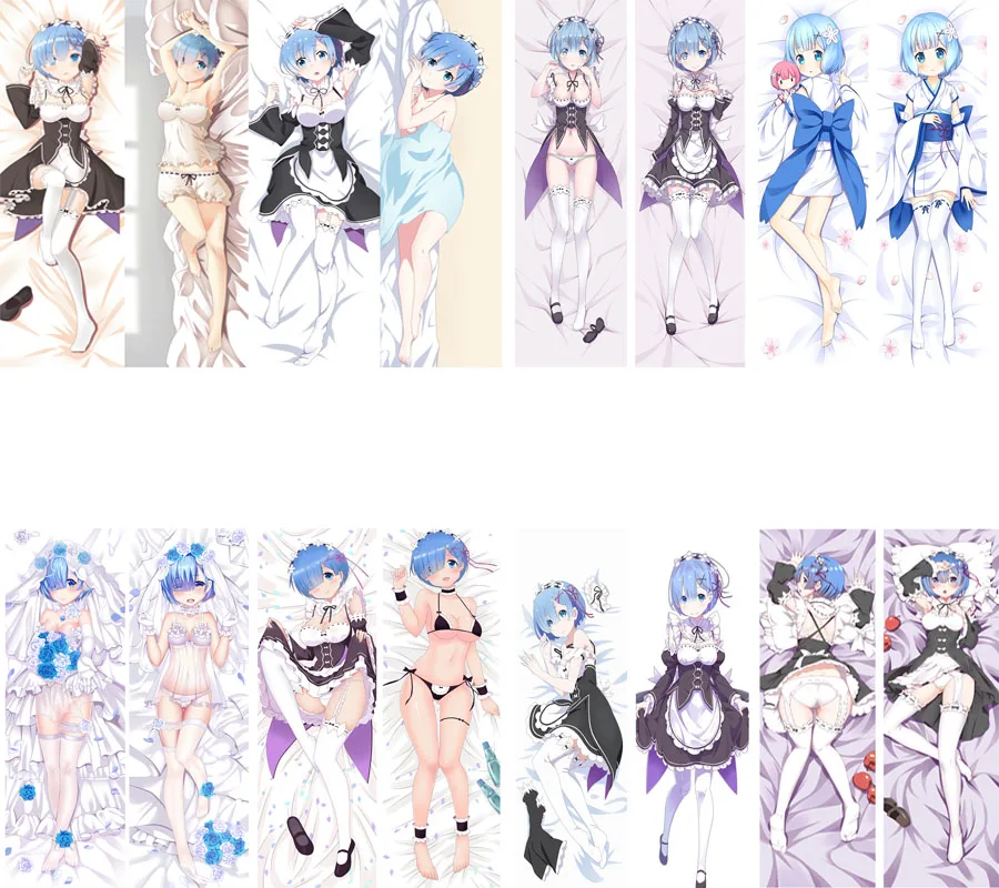 Coscase Re Zero kara Hajimeru Isekai Seikatsu японское аниме Рем дакимакура декоративные наволочки