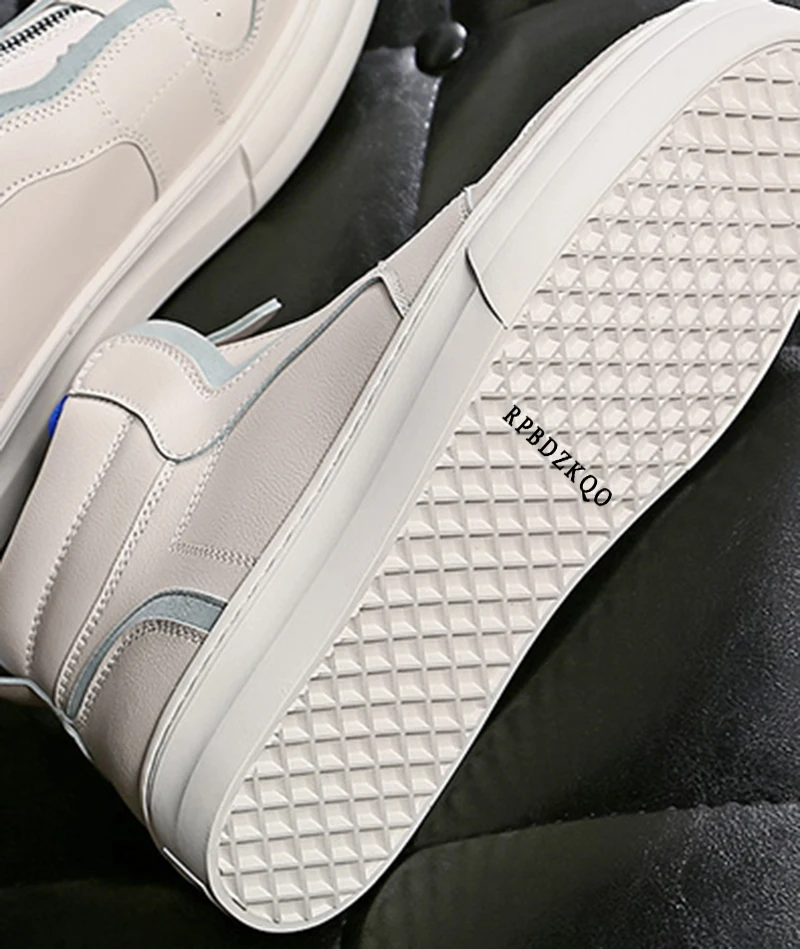 breathable skate men shoes casual high top spring flats white comfort trainers black hip hop street style sneakers designer