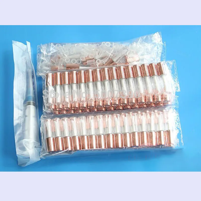 Wholesale 1.2ML Empty Clear PET Lip Gloss Tubes Plastic Lipbalm Tube Lipstick Mini Sample Cosmetic Container With Rose Gold Cap