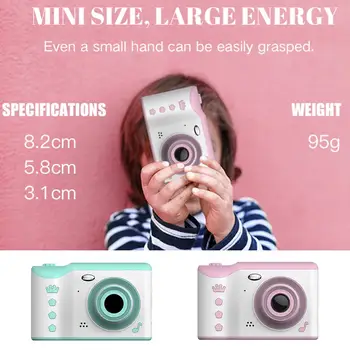 

Children's Camera 2.8 Inch 1080P HD Screen Camera Video Toy 8 Million Pixel Kids Cartoon Cute Camera Outdoor Photography Kids