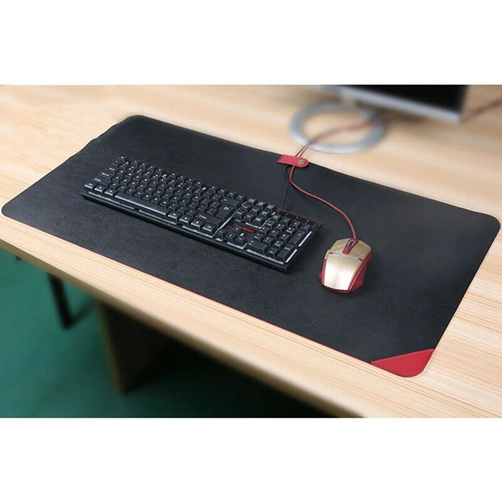 Однотонный большой коврик для мыши из пвх 90*45 см компьютерный очень игровой