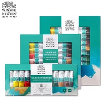 WINSOR& NEWTON 12/18/24 Цвета Профессиональный акриловый набор красок 10 мл ручной Краски светодиодные настенные Краски ing текстильная краска ярко Цветной