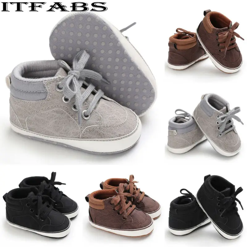 

2019 Brand New Infant Baby Girl Shoes Newborn Soft Sole Sneaker Cotton Crib Shoes Sport Casual Warm First Walkers For 0-18month