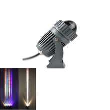 Светодиодный светильник RGB 3 Вт/10 Вт, настенный светильник, водонепроницаемый прожектор, узкий луч, точечный светильник, уличный ландшафтный светильник ing 100-240 В