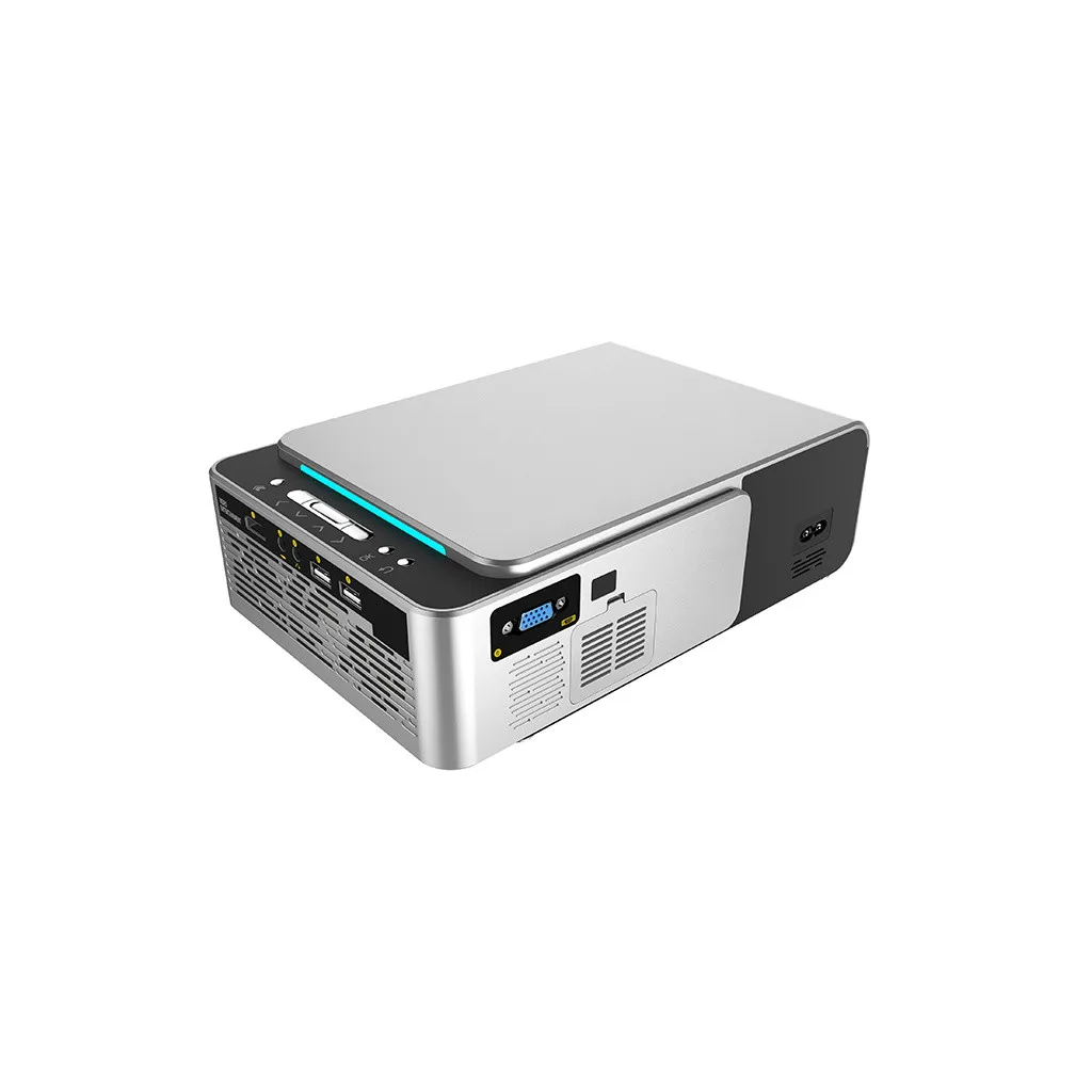 SL Светодиодный проектор для дома, светодиодный проектор 1080p HD 3500 люмен, портативный HDMI USB с поддержкой 4K 1080 p, светодиодный Project-L1030 для домашнего кинотеатра - Цвет: SL