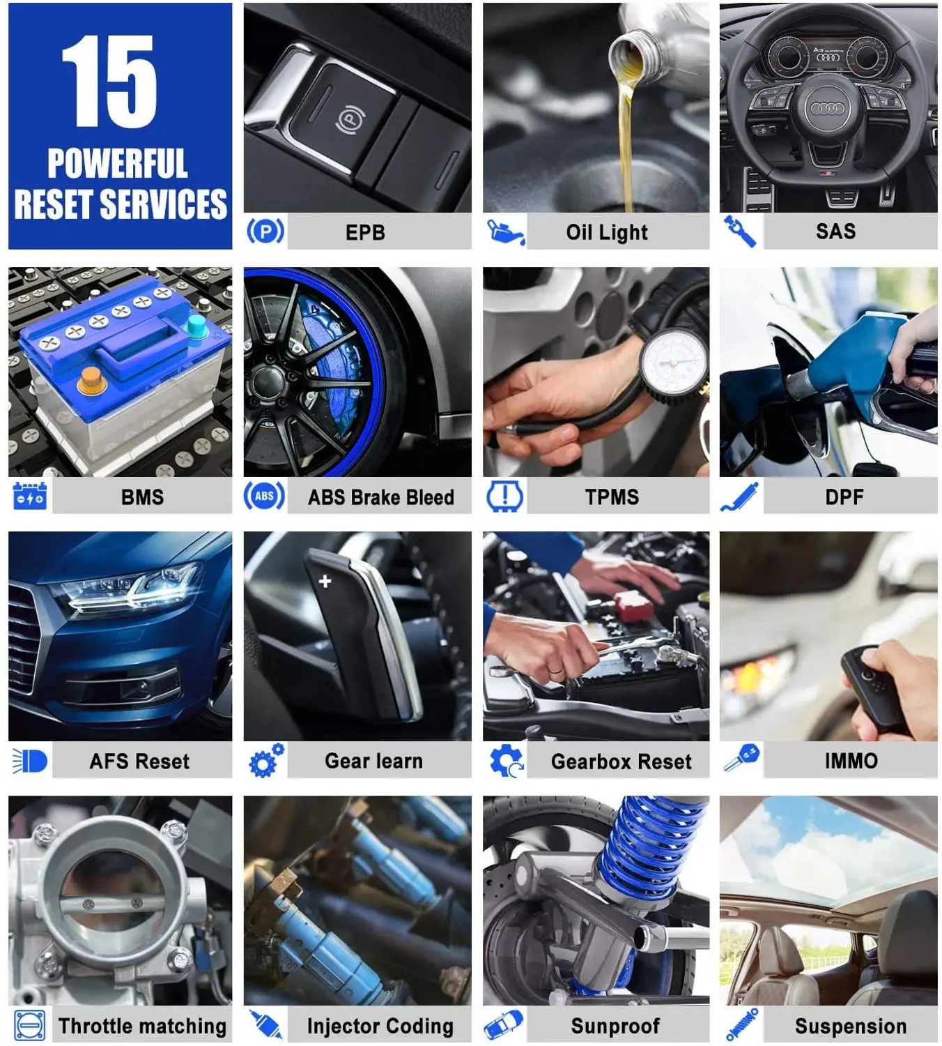Автомобильный сканер LAUNCH X431 CRP479 OBD2 диагностический прибор для сброса масла ABS TPMS