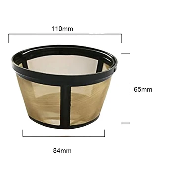 

5 Pack Reusable Coffee Filter for Mr. Coffee Permanent Coffee Filter for Machines and Brewers