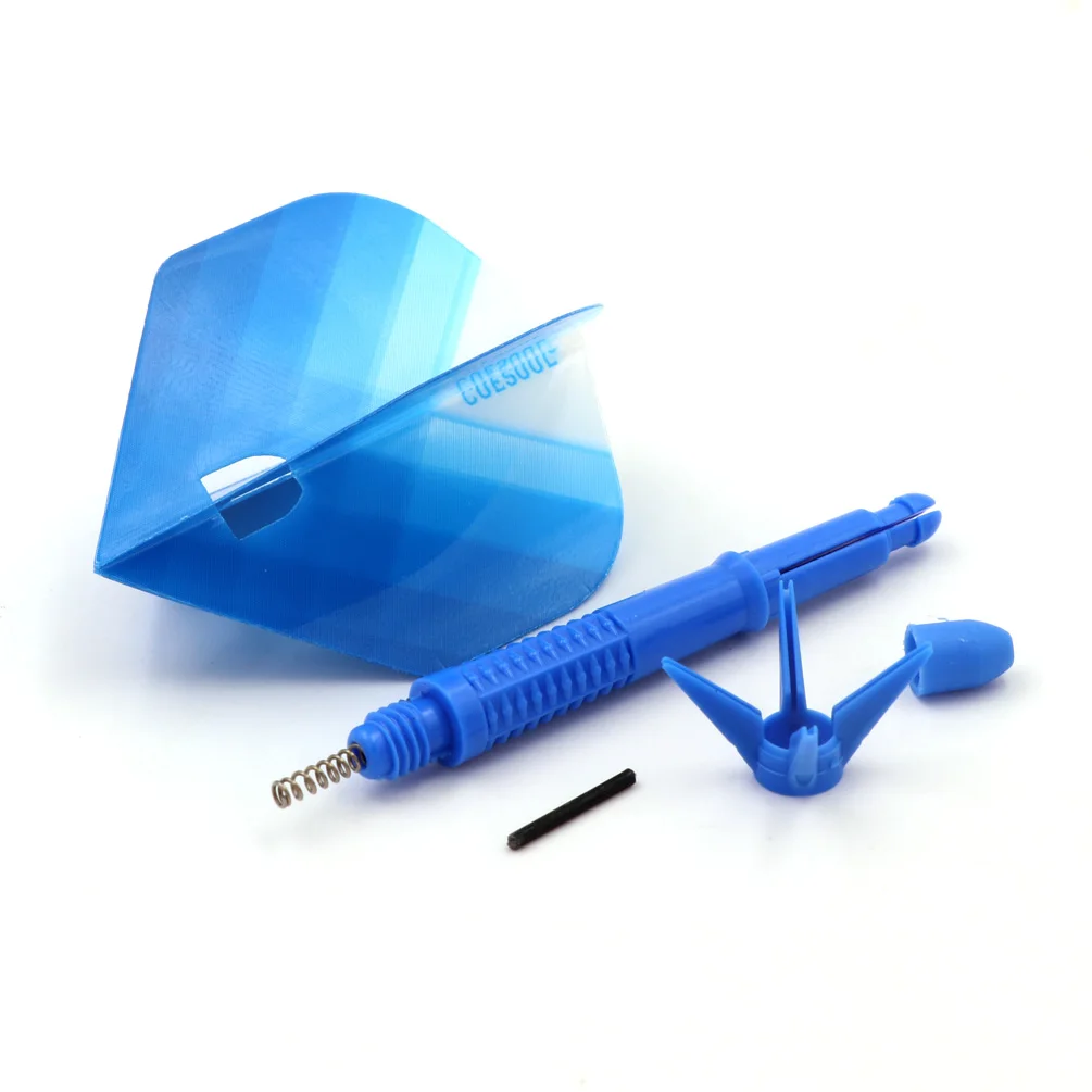 

CUESOUL AK6 Dart Shaft with Foldable Flights Blue Standard Shape-15mm/18.8mm/24.8mm /29.5mm/33.3mm