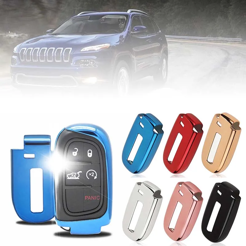 Чехол для ключей Smart Fob 1 шт. аксессуары для Jeep/Chrysler/Dodge для Dodge charger 2011-up