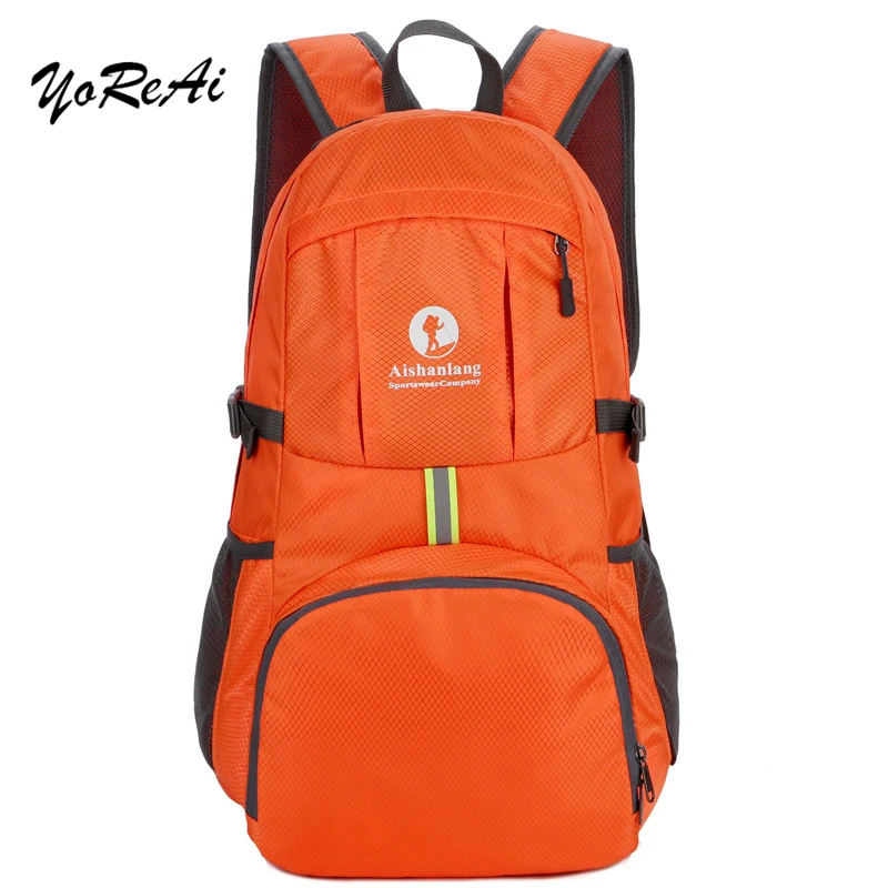 Mochila plegable ultraligera para hombre y bolsa de viaje ligera de 30 litros, para exteriores|Mochilas| - AliExpress