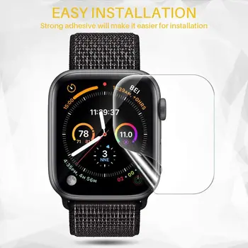 

3PCS For Apple Watch Series 6 SE 5 4 IWatch 40mm 44mm FULL Coverage Screen Protector HD Clear TPU Bubble-Free Anti-Scratch Film