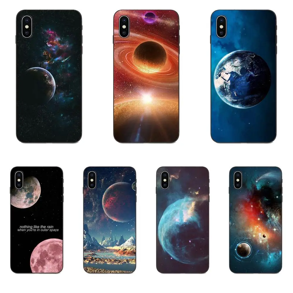 Космическая креативная Вселенная планеты для Apple iPhone 4 4S 5 5S SE 6 6S 7 8 Plus X XS Max XR TPU
