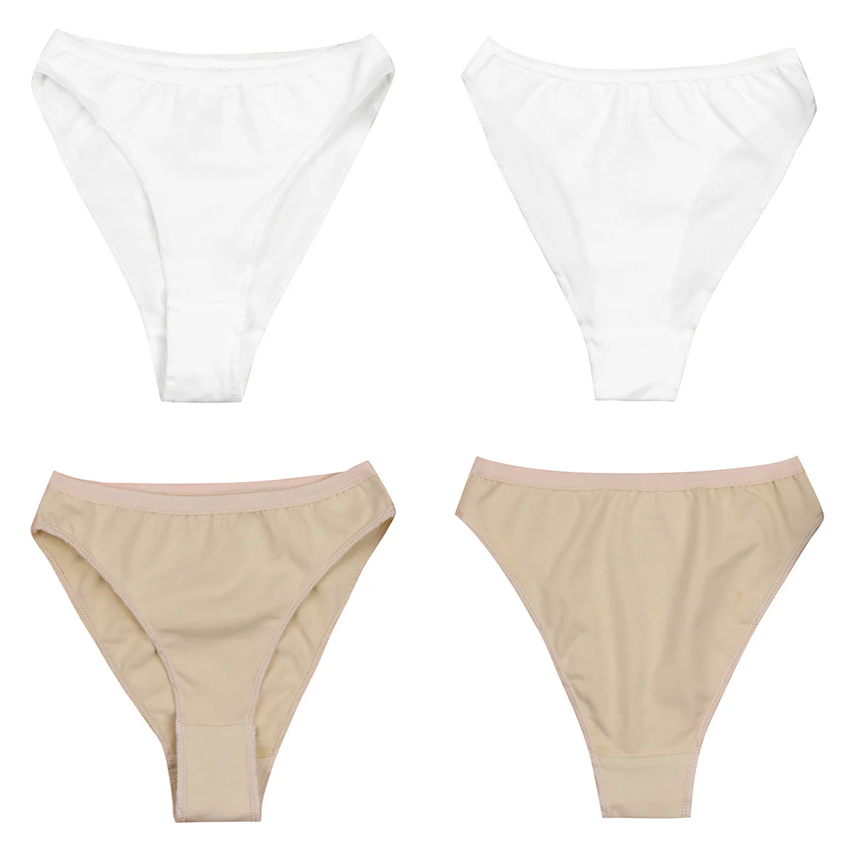 Kids Seamless High Cut Ballet Dance Underwear Briefs Pants Knickers Girls Ballet Dance Gymnastics Bottom Ballerina Dance Panties