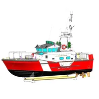 1/18 817mm Coast Guard Ship Assembled Remote Control Ship Model Kit DIY Handmade 3D Printing Parts 2