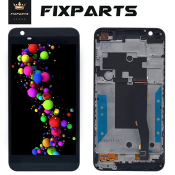 

Black New For HTC E9S LCD Display Touch Screen Digitizer with Frame + Tools 1280x720 Assembly Replacement Parts for htc e9s lcd