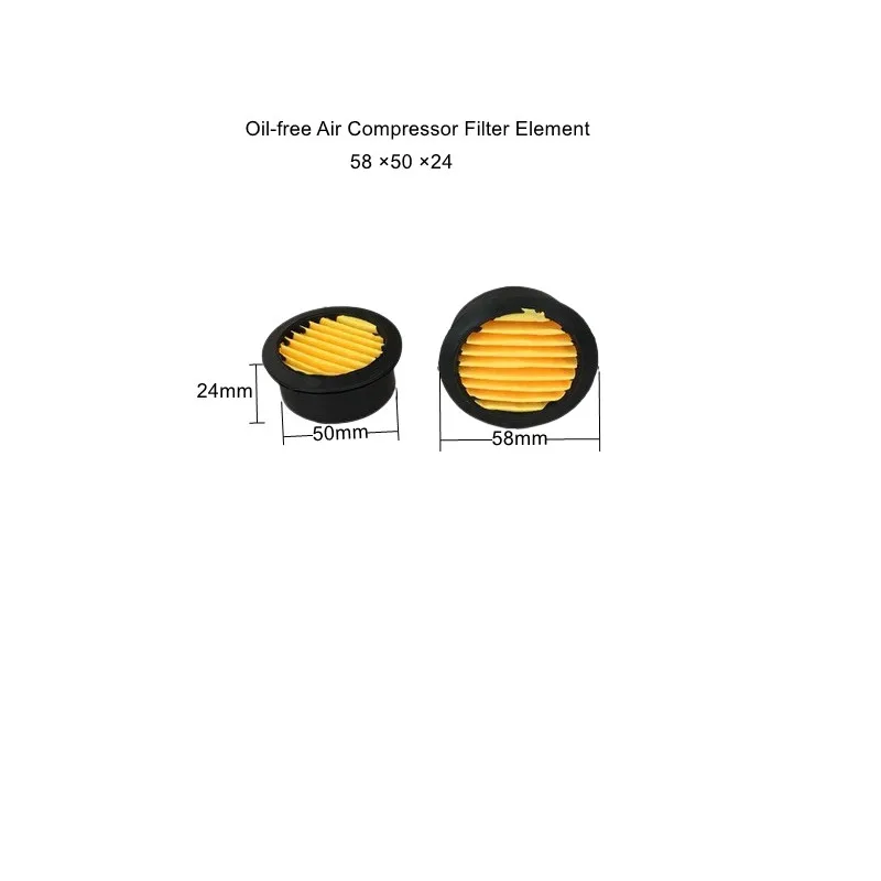 

2 Pieces Without Oil Air Compressor Muffler Filter Element