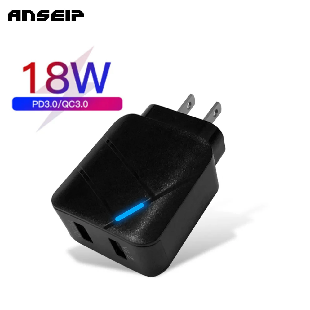 Зарядное устройство ANSEIP с двумя USB-портами 5 В 2 1 А | Мобильные телефоны и
