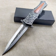 Тактические складные ножи тактический нож 440C стальное лезвие карманный нож для охоты и кемпинга выживания Открытый инструмент деревянная ручка нож